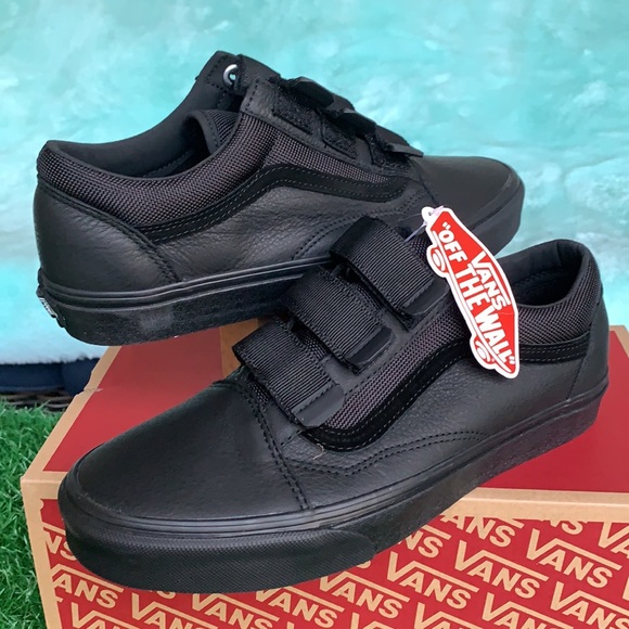 VANS OLD SKOOL V LEATHER Ballistic/Black WMNS - Picture 6 of 17